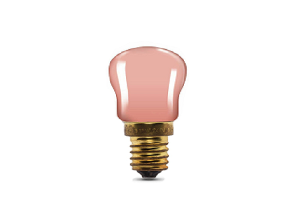15w SES E14 Small Screw Pink Coloured Pygmy Light Bulb Dimmable Lamp